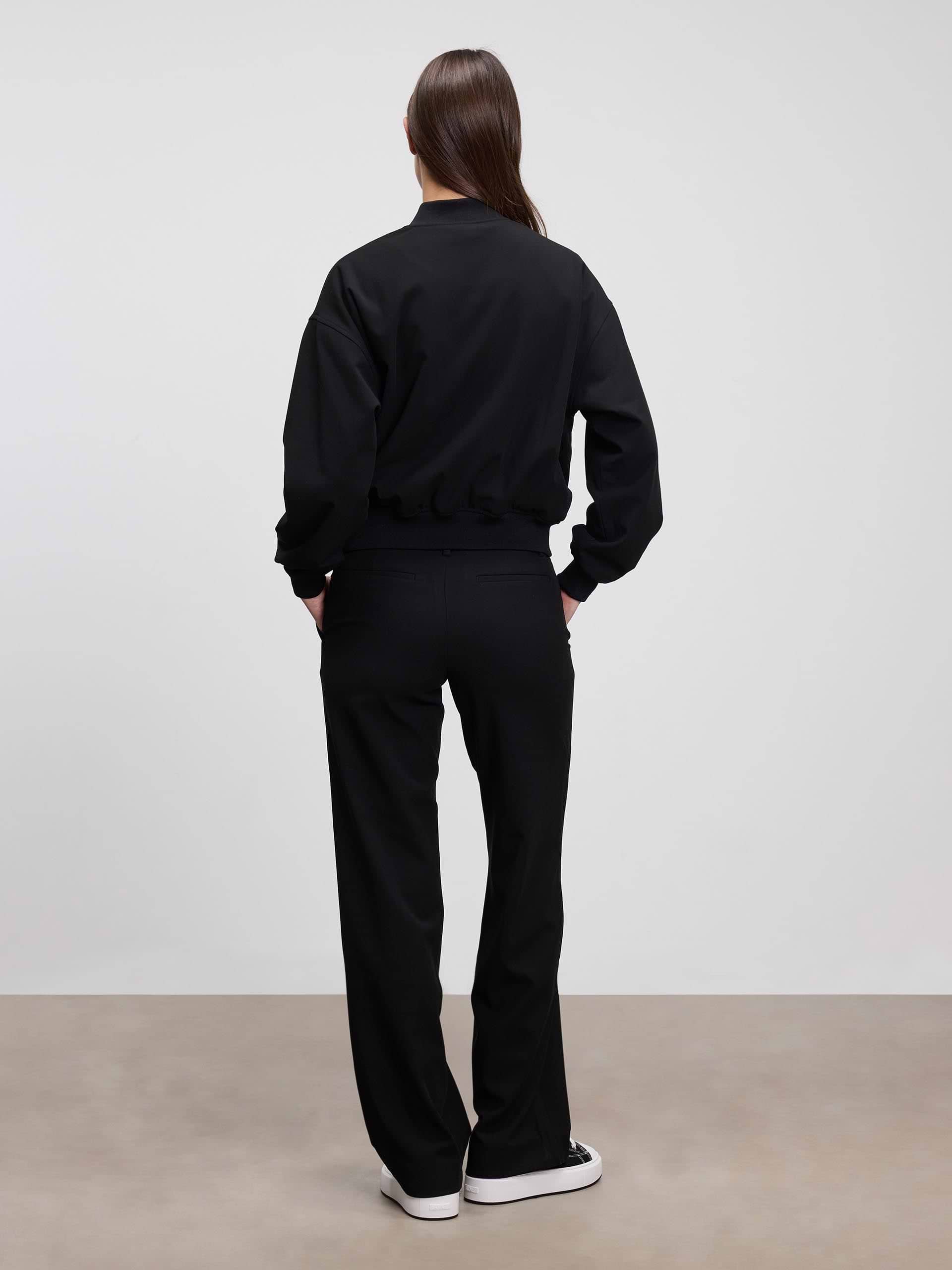 Womens Smart Tailored Trouser in Black