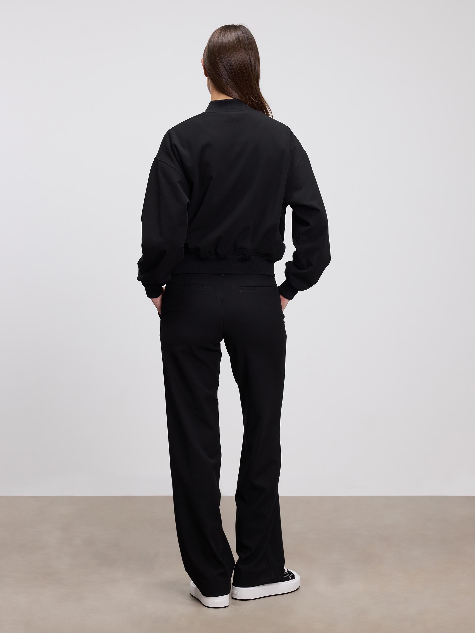 Womens Smart Tailored Trouser in Black