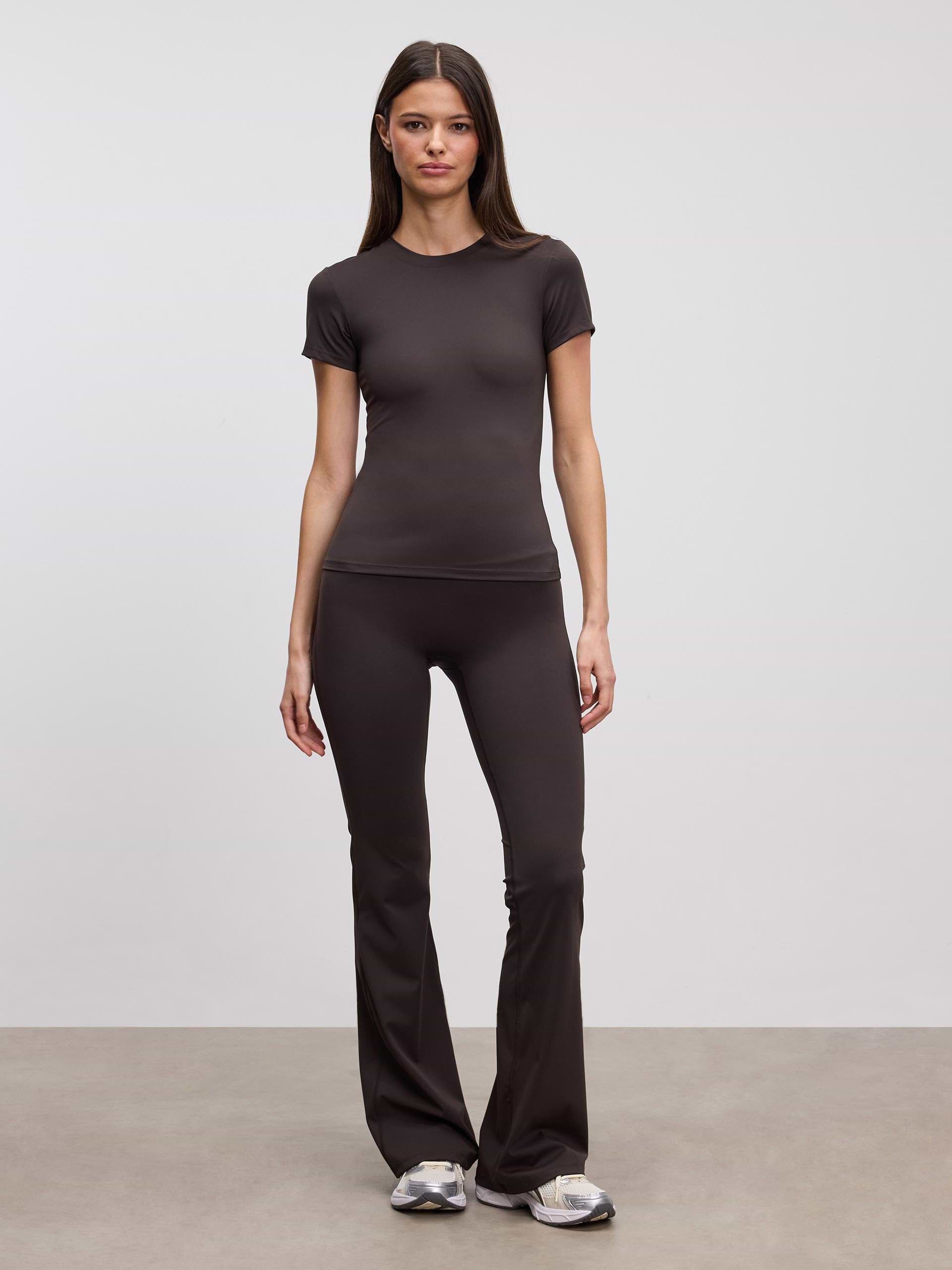 Womens Active T-Shirt in Brown