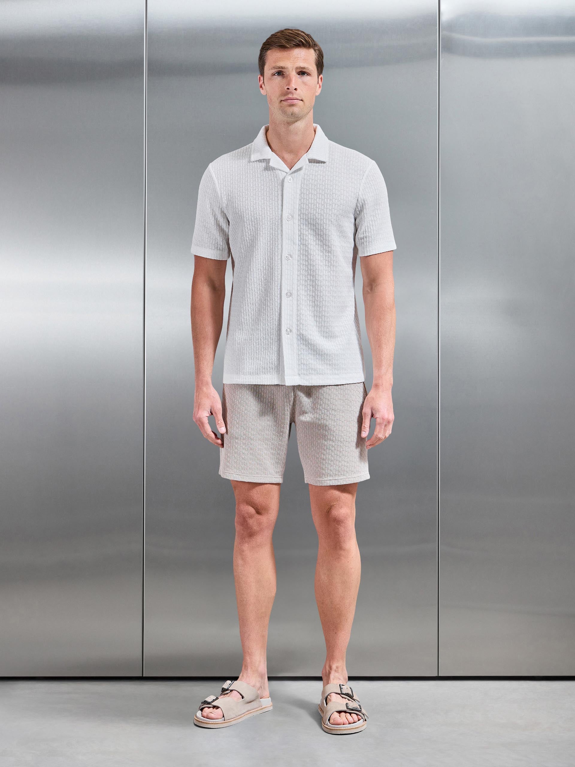 Resort Revere Collar Shirt in White