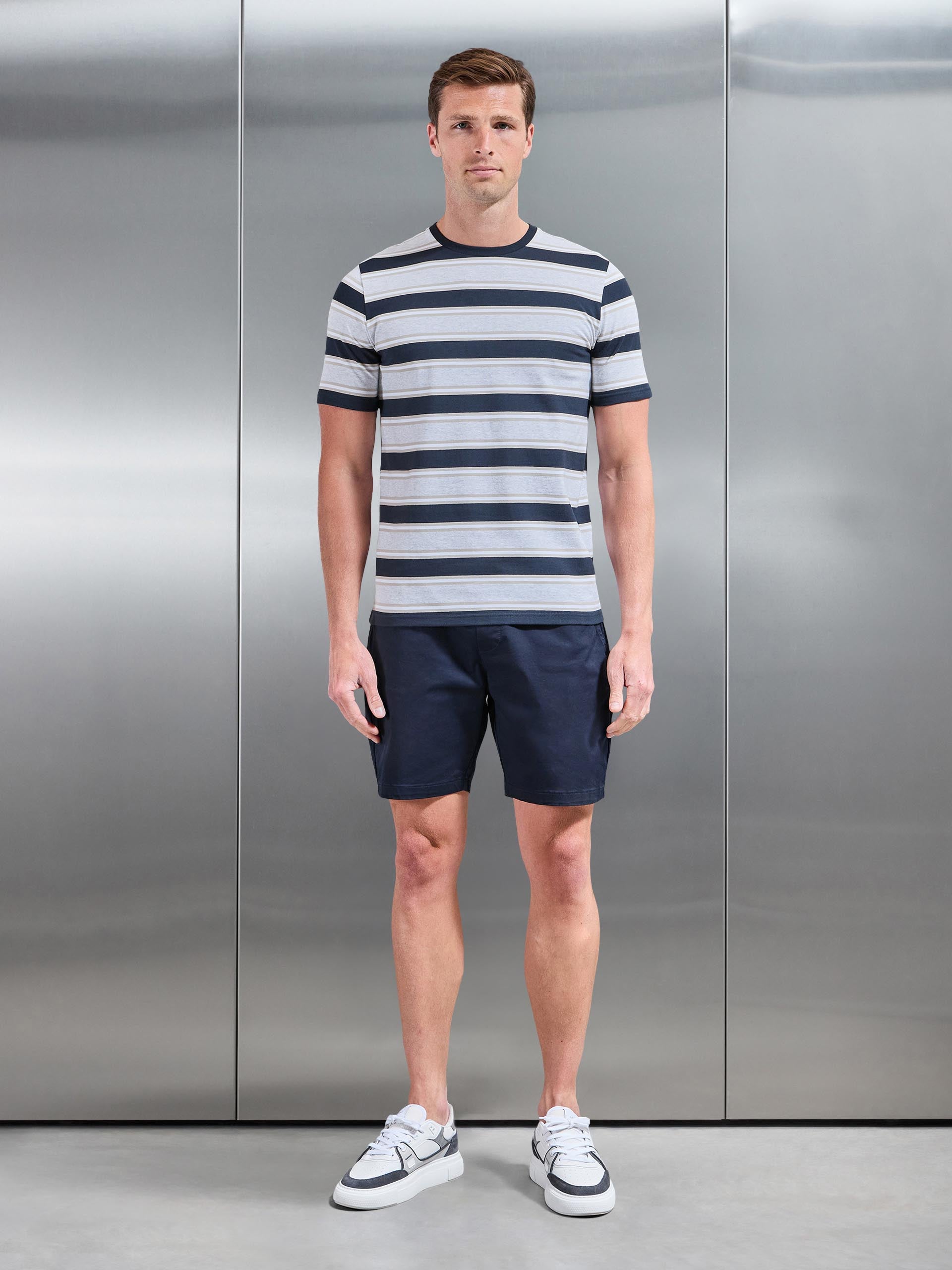 Stripe T-Shirt in Navy