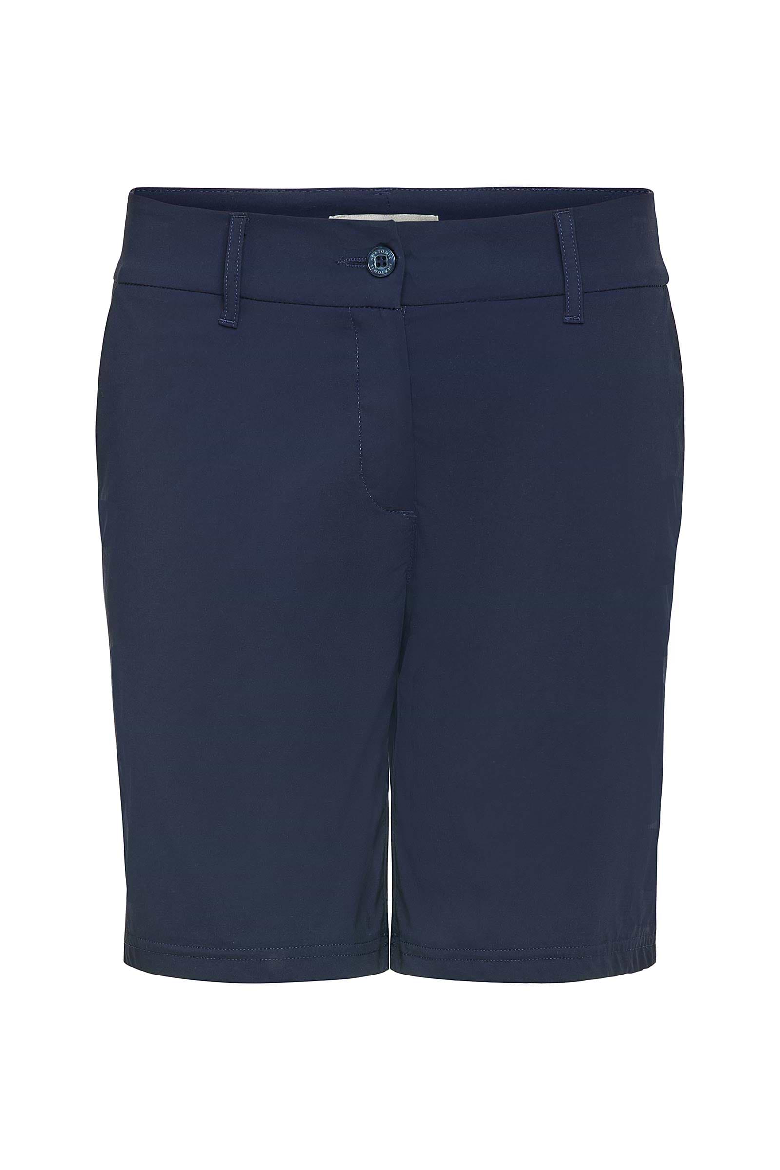 The Best Travel Shorts. Flat Lay of a Breck Short in Navy.