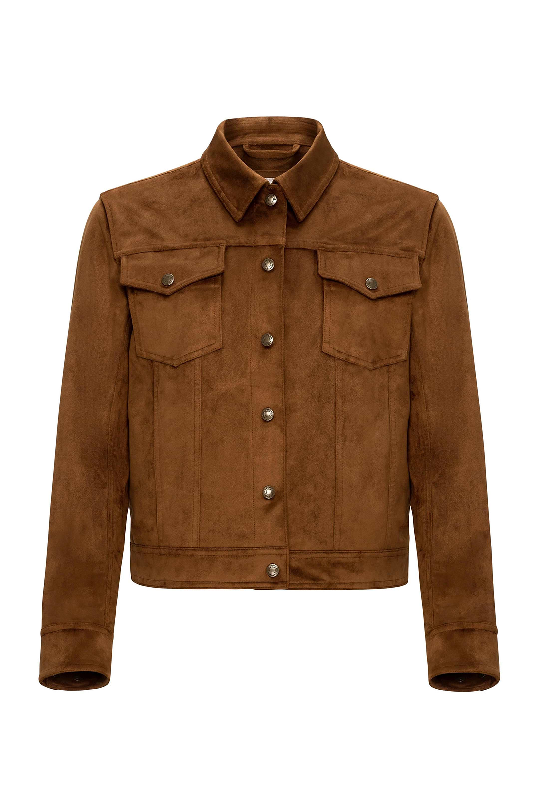 Delilah Faux Suede Trucker Jacket – Anatomie