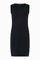 The Best Travel Dress. Flat Lay of a Johanna Dress in Black.