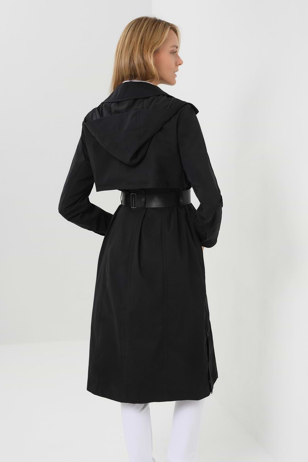 Kenya Waterproof Trench Coat with Removable Hood & Belt – Anatomie