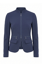 Ghost Mannequin Image of the Gisela Aeroflow Zip Front Twill Blazer