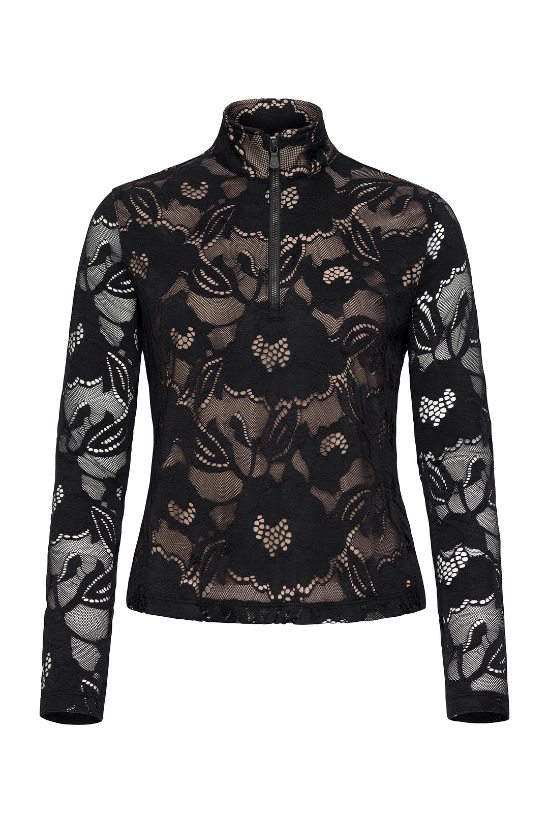 Lace Stacey 1/4 Zip Front Longsleeve Top – Anatomie