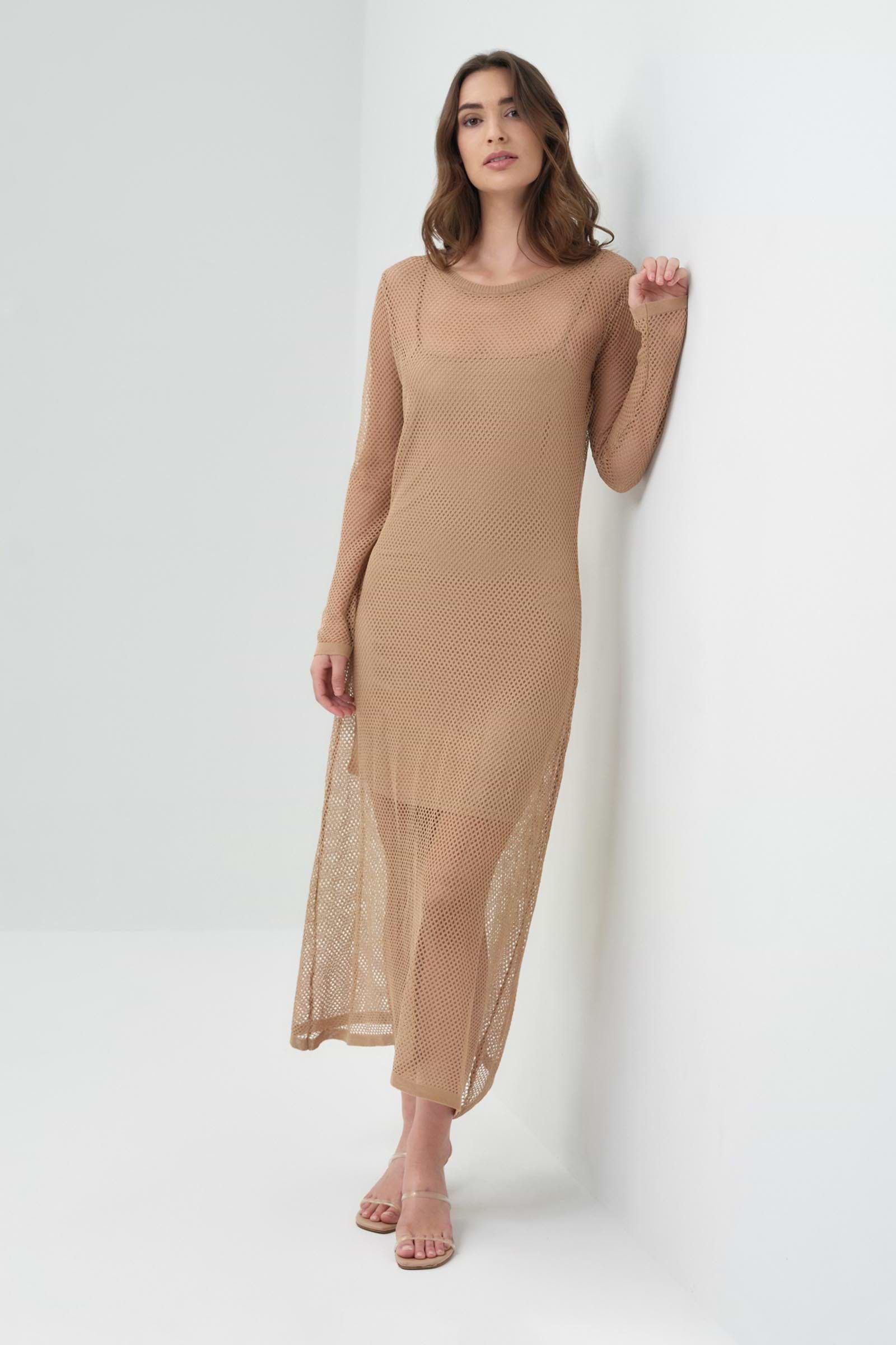 Ava Open Knit Maxi Dress Ava Open Knit Maxi Dress