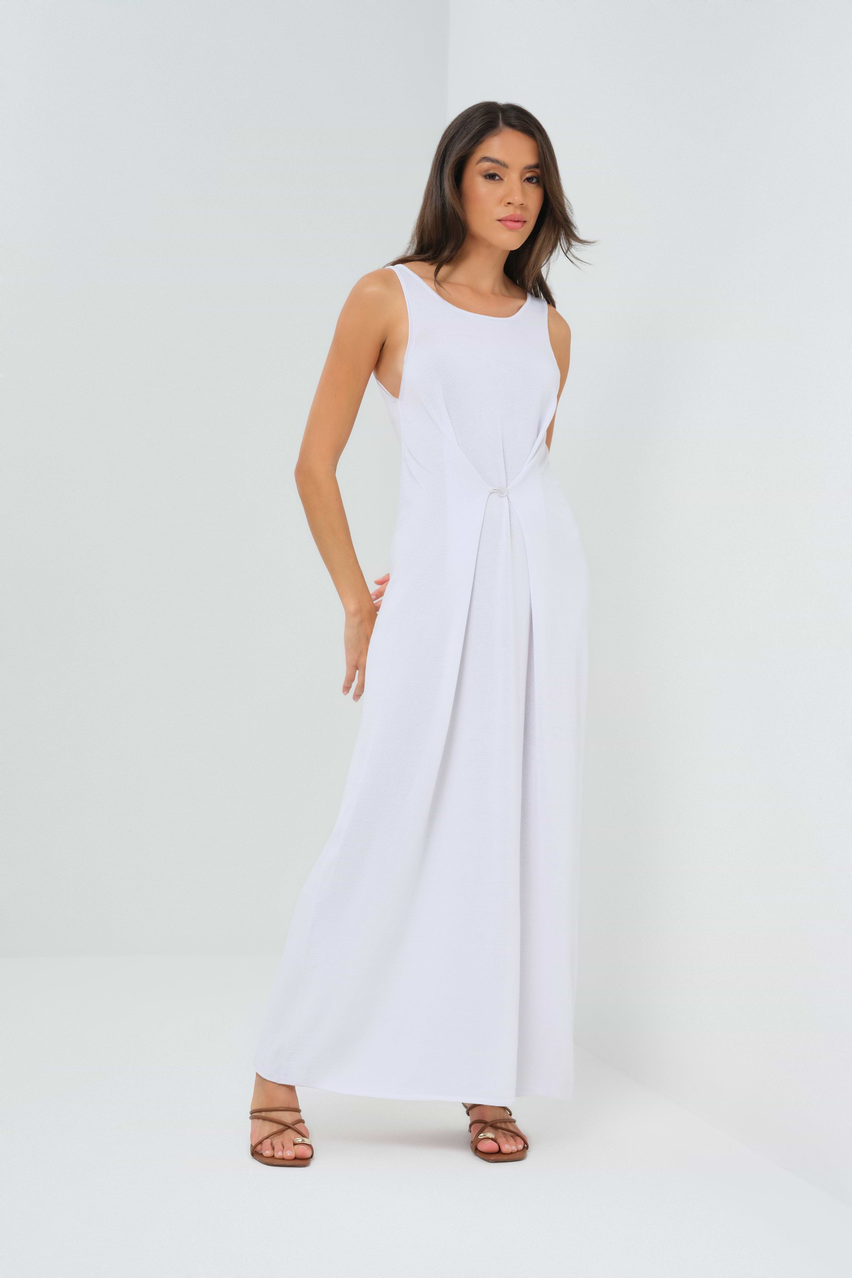 delaney knit maxi dress Vestido Maxi Delany Knit - Azul Polveado