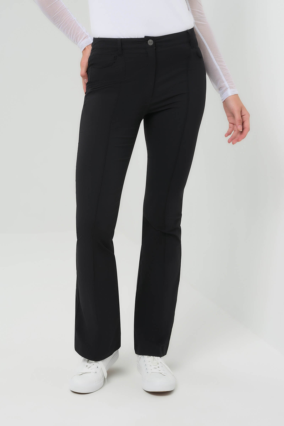 Katya Ultralight Flare Pant with Pintucking – Anatomie