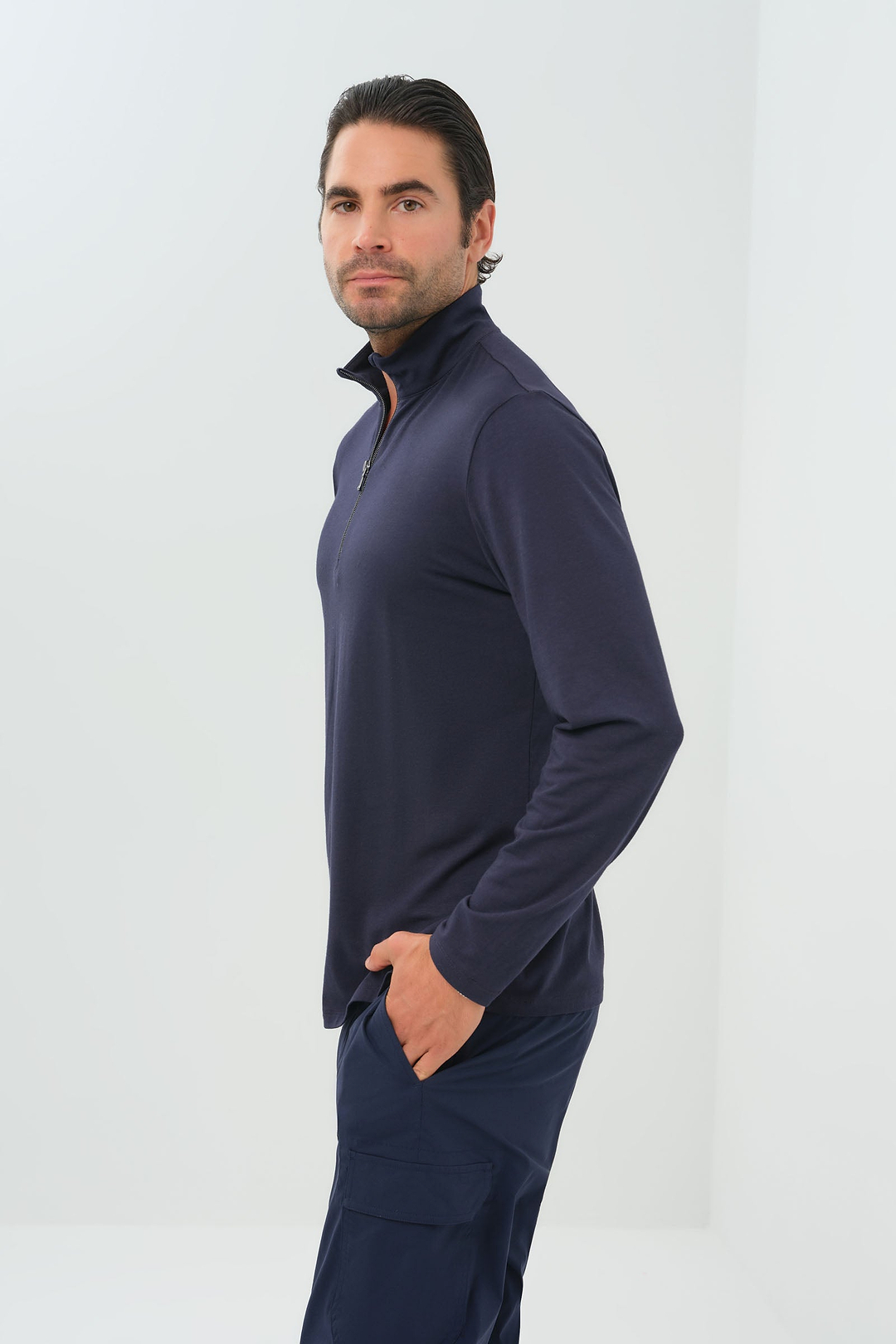 Charlie Zip Pima Top – Anatomie
