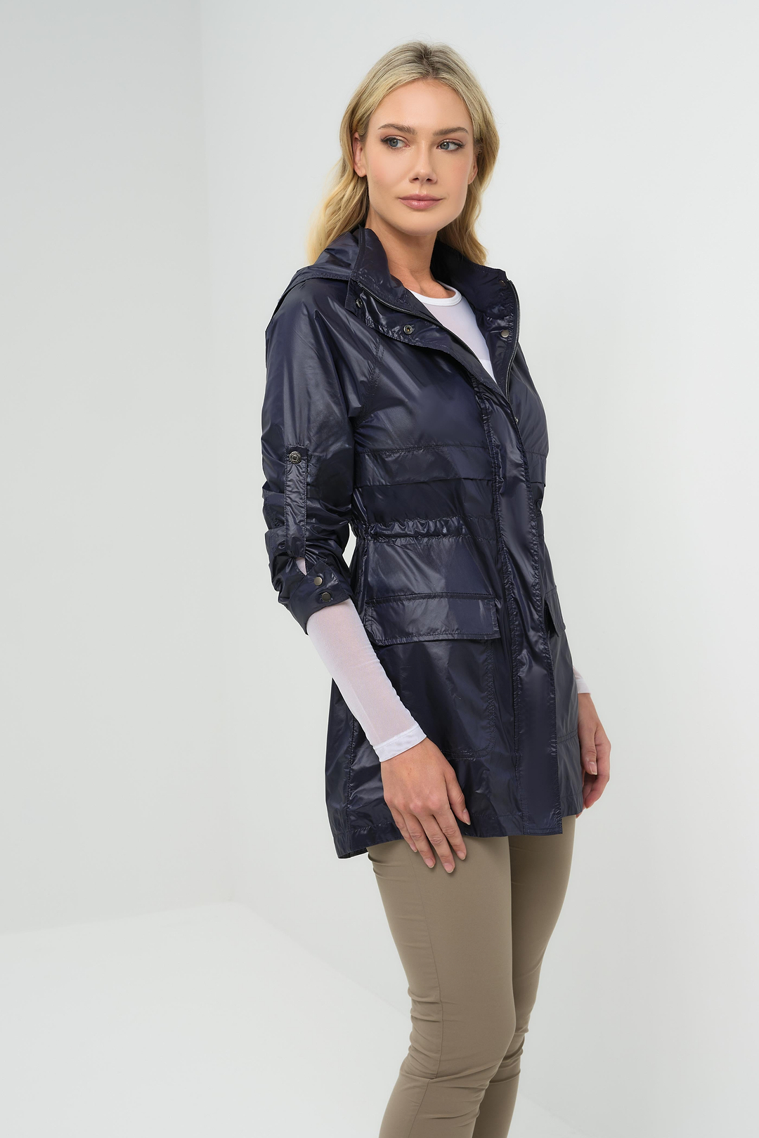 ジャケット・アウター N/07 ANATOMY HIGHNECK COAT Ramona Windbreaker Jacket | Anatomie
