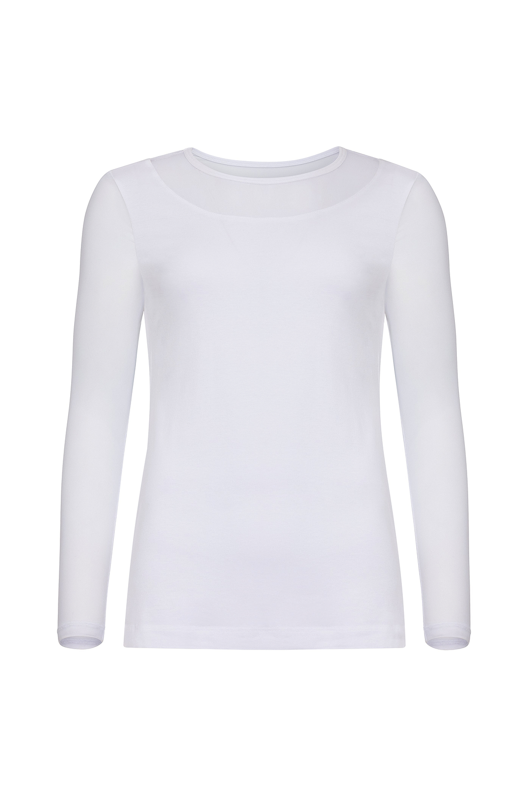 Kim Mesh-Sleeve Top in Pima Modal – Anatomie