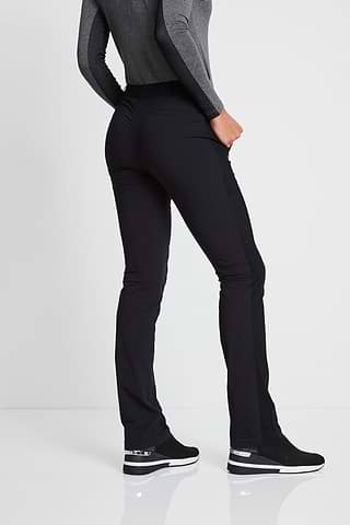 Pantalón Paloma de pierna recta con inserciones de malla