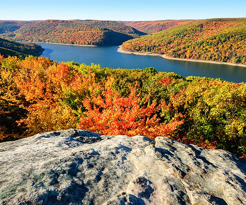 El mejor follaje de otoño del Bosque Nacional Ozark