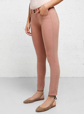 Pantalones Luisa en rosa empolvado