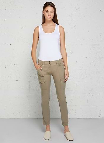 Pantalón cargo ajustado Kate para viajes de primavera