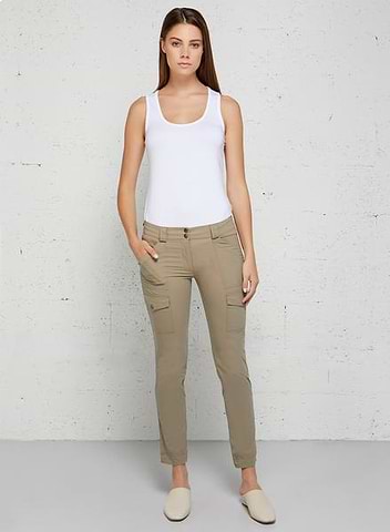 Pantalón cargo ajustado Kate para viajes de primavera