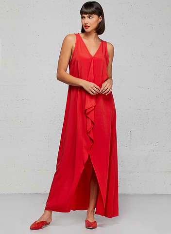 El vestido maxi Galia es el vestido perfecto para una cena romántica