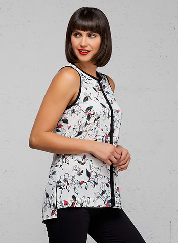 La camiseta de jersey con estampado floral Madison para tus vacaciones tropicales