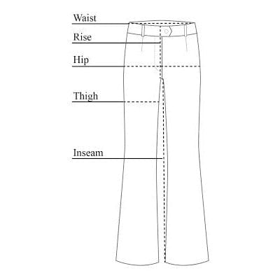 Amanda Flare Pant Size Chart