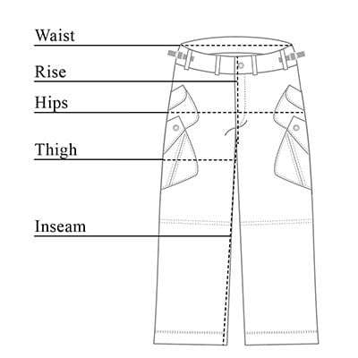 Amy Capri Size Chart
