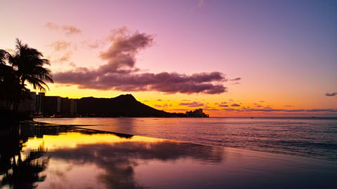 Los mejores destinos para ver el atardecer en la playa de Waikiki