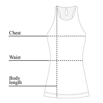 Cami Tank Size Chart