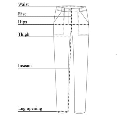 McCall Travel Pant Size Chart