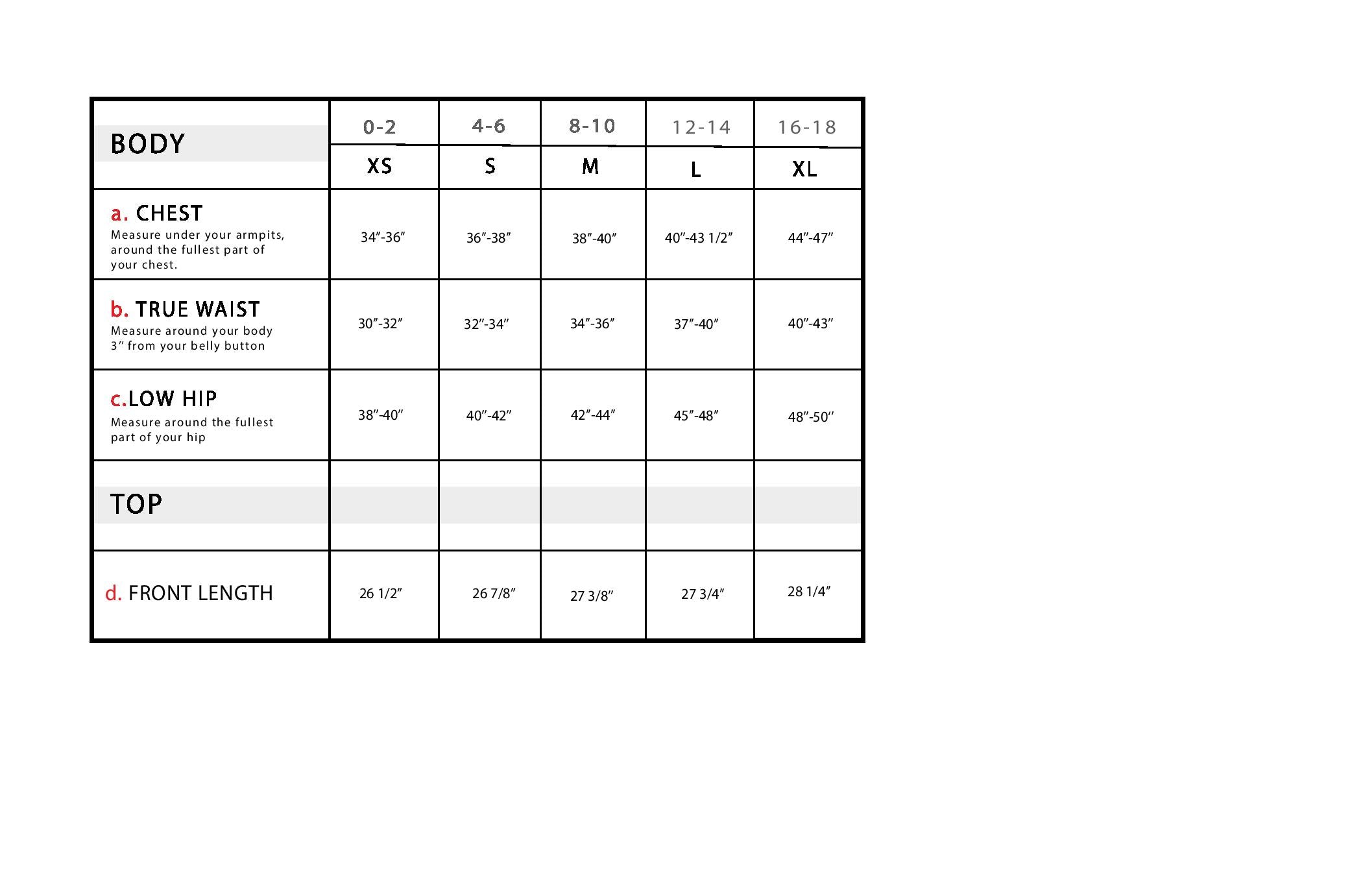 Varyd Perforated Leather Jacket Size Chart