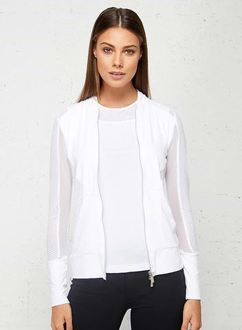 La chaqueta con mangas de malla Gracie