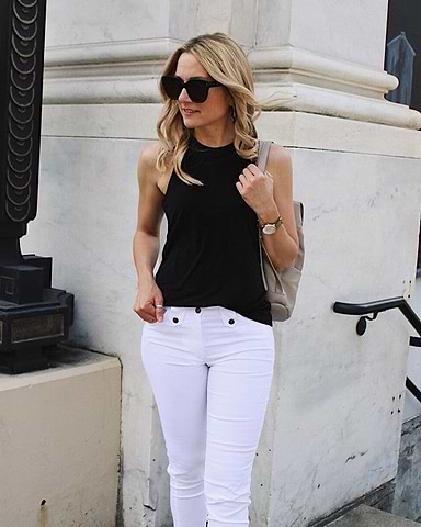 Pantalón de viaje ajustado de cintura alta Skyler para mujer