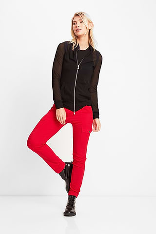 Pantalón cargo Kate en rojo atómico