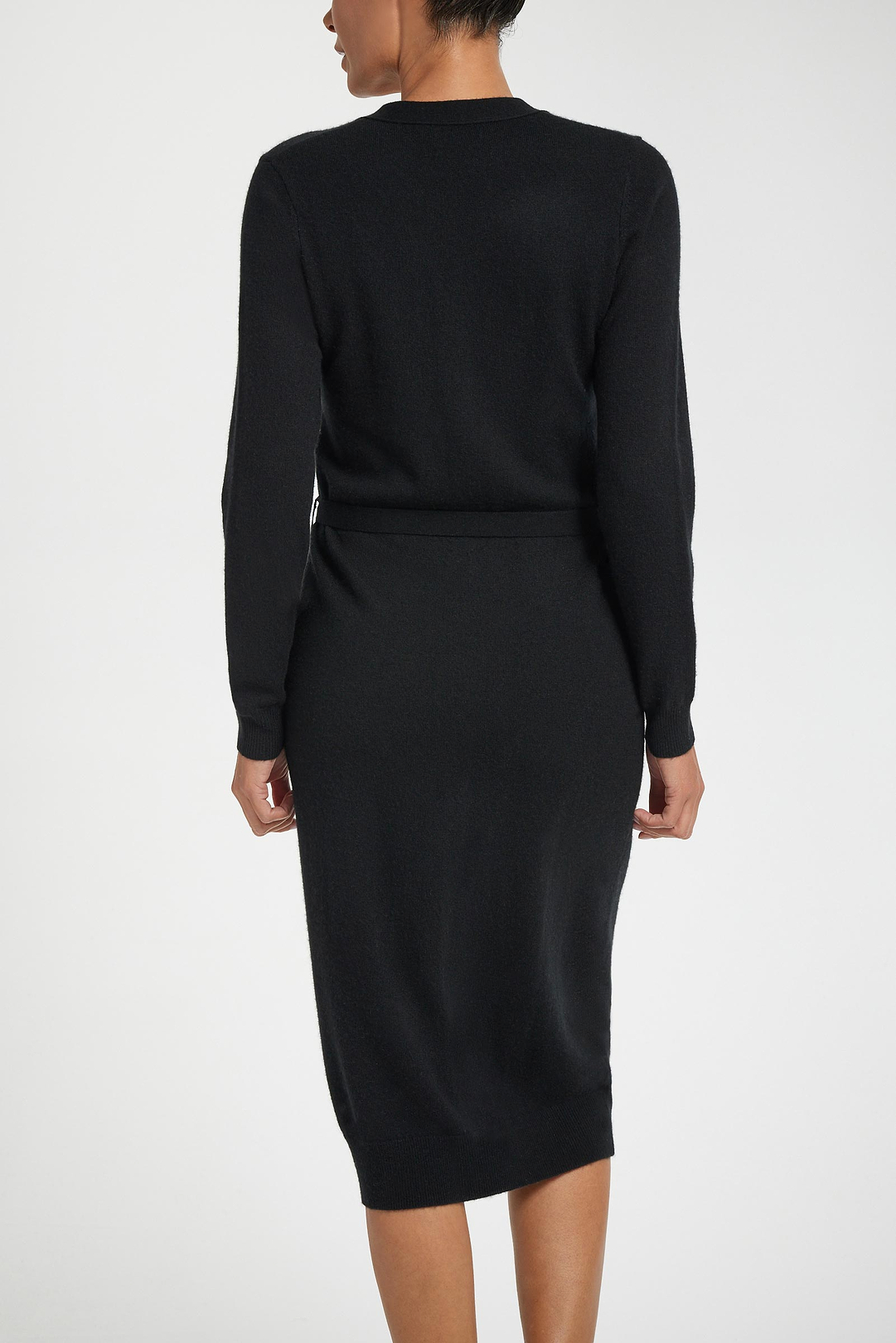 Vestido de suéter de cachemira Avery