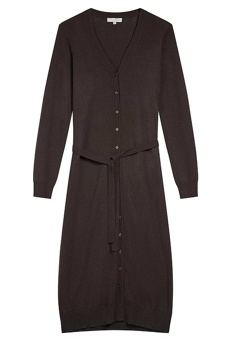 Vestido de suéter de cachemira Avery