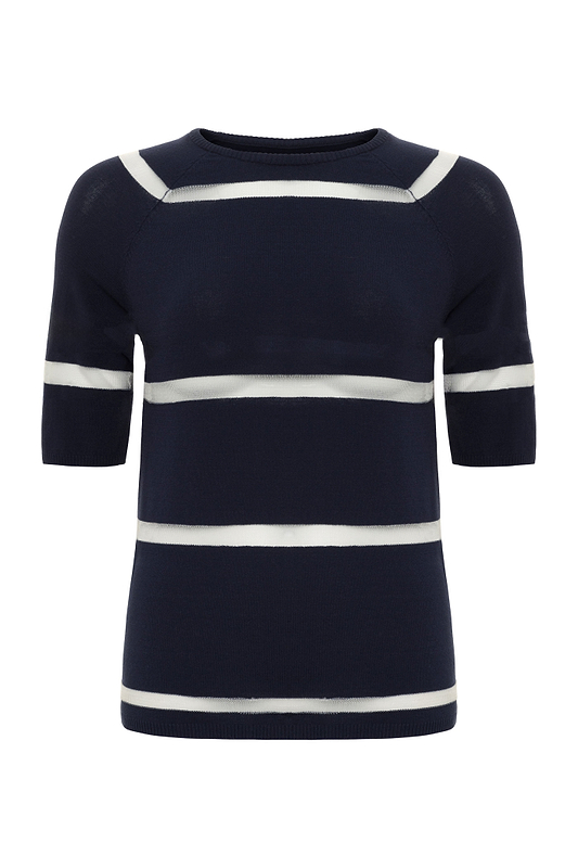 Campbell Sheer Stripe Pullover Top