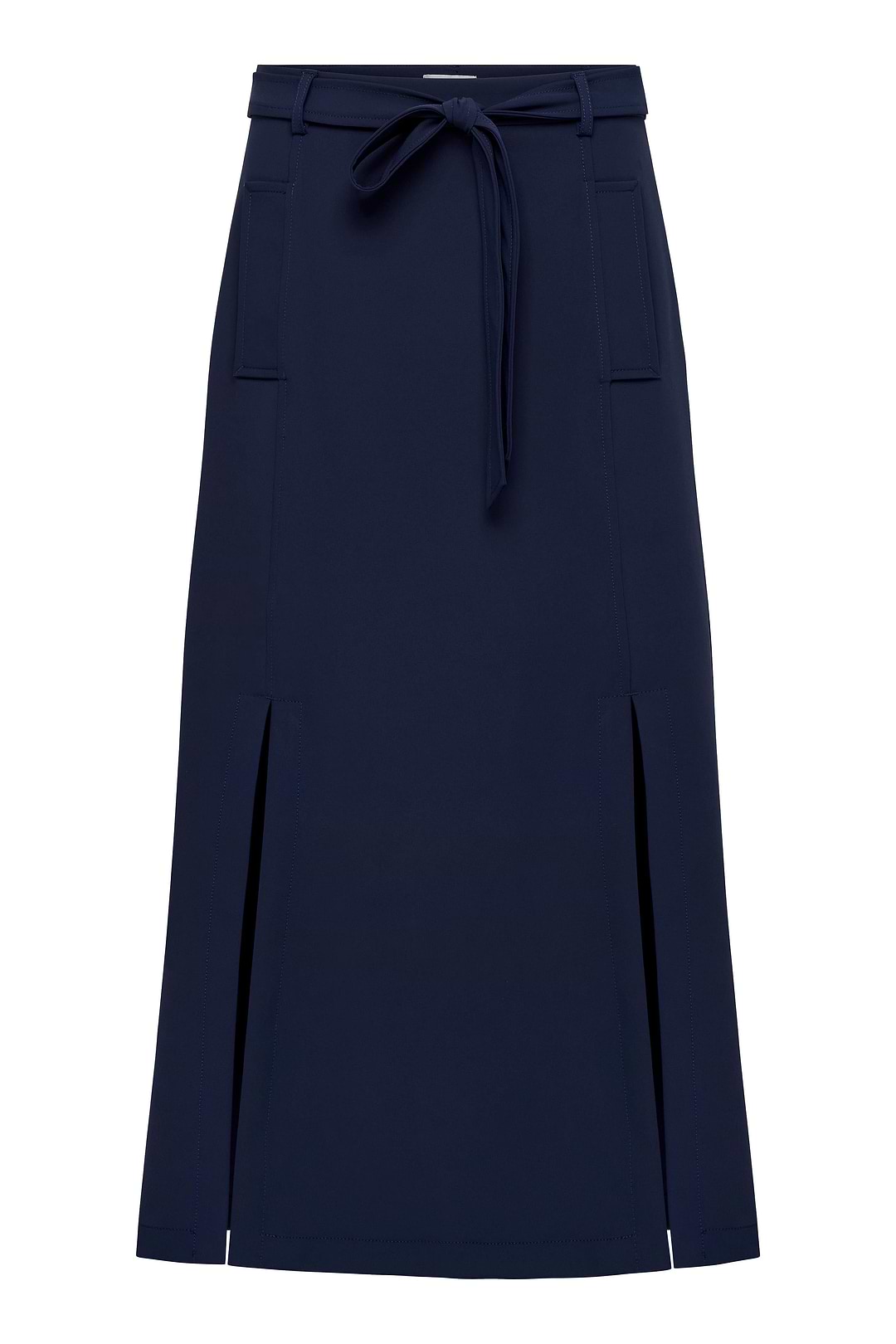 Galina Performance Twill Belted Skirt