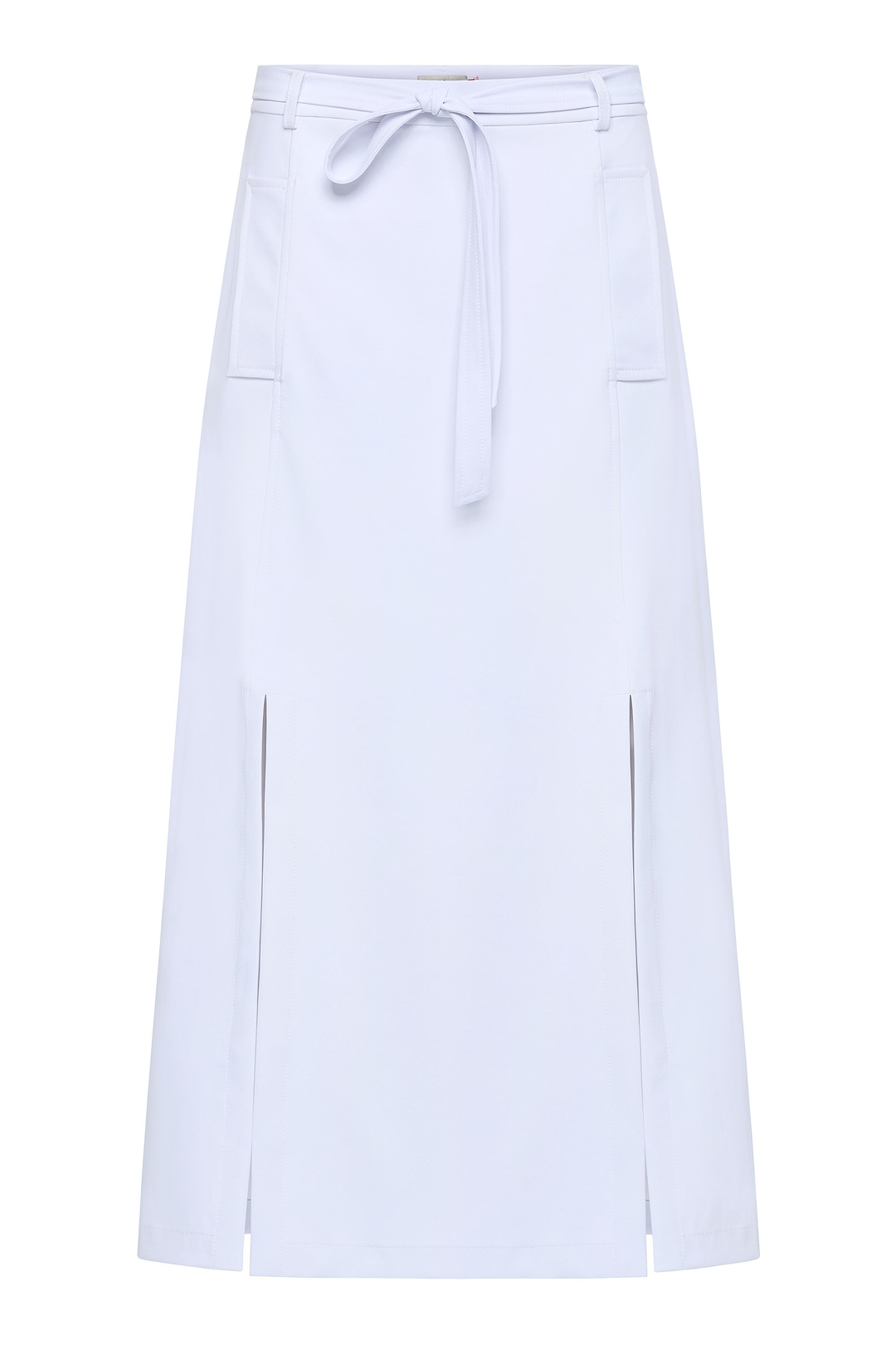 Galina Performance Twill Belted Skirt
