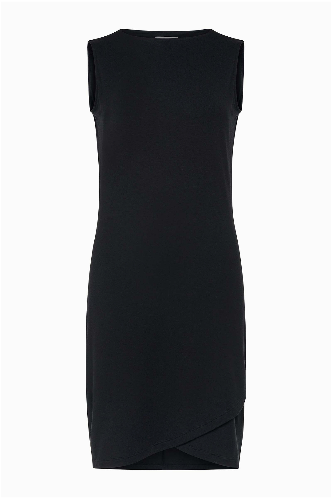 The Best Travel Dress. Flat Lay of a Johanna Dress in Black.