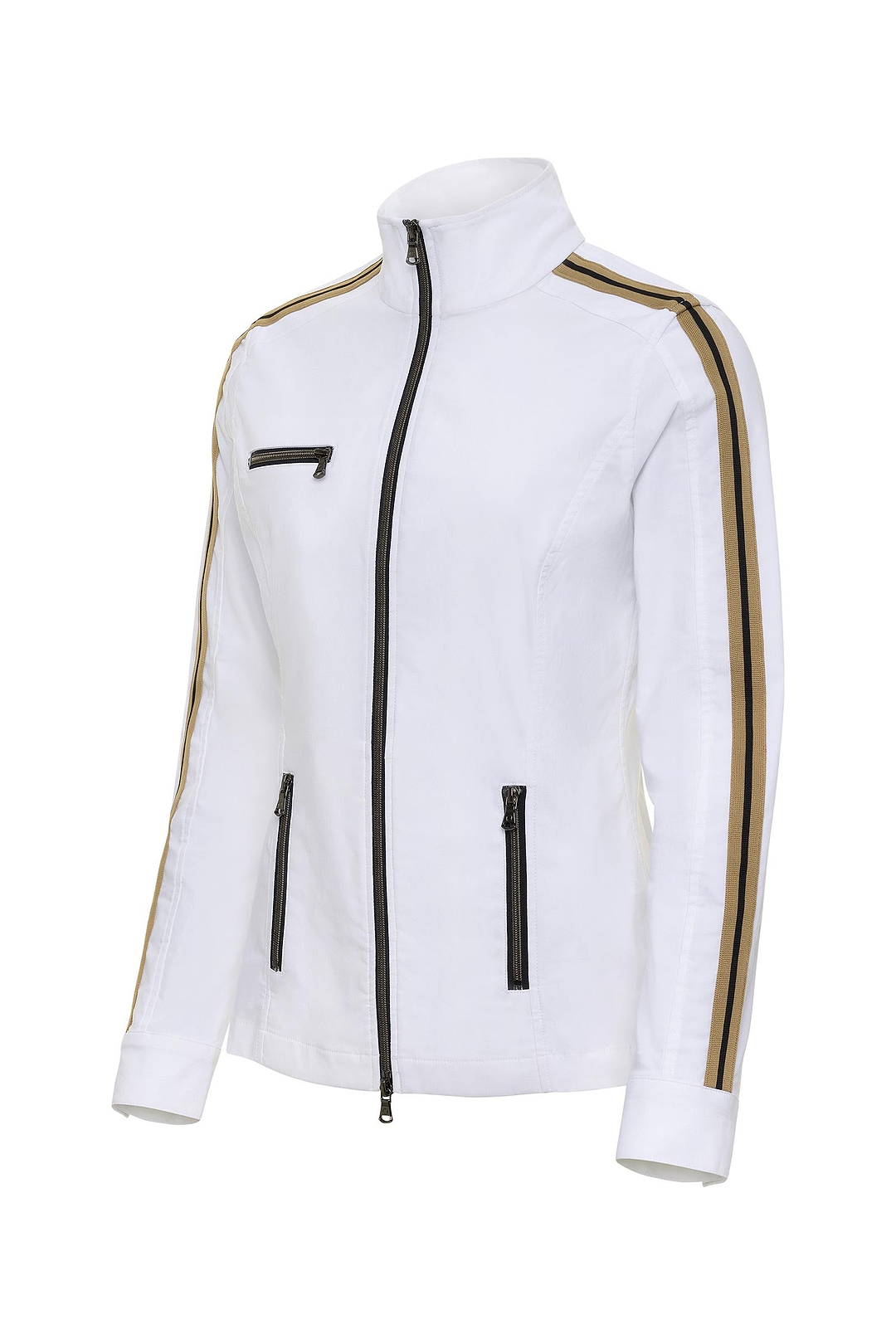 Chaqueta de carreras Justine con rayas laterales