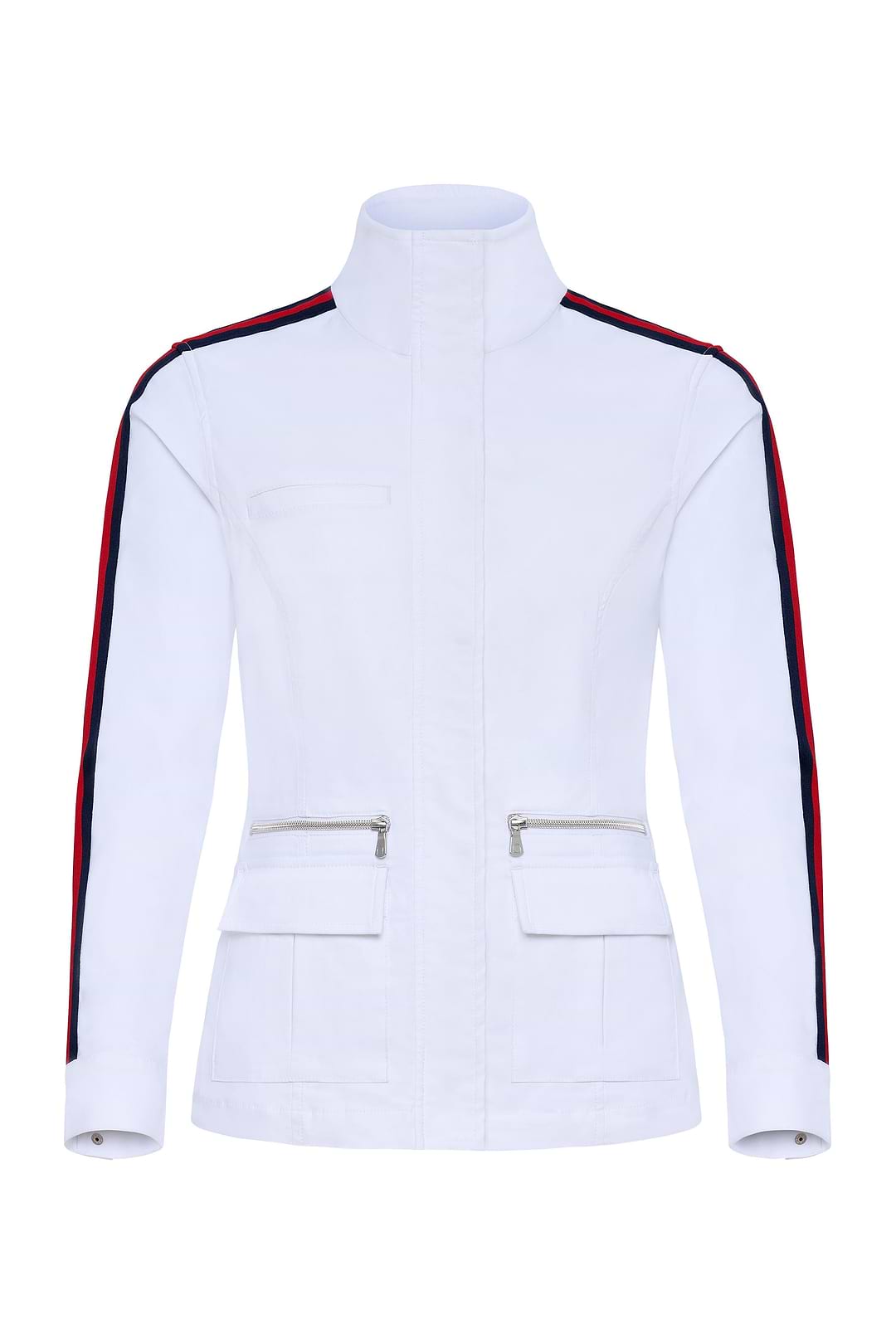 Chaqueta safari de algodón a rayas de Kenya Sport Performance