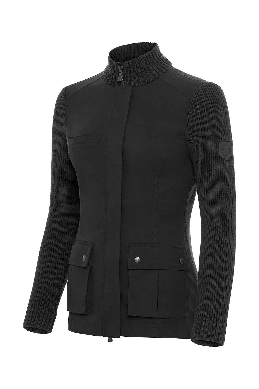 Pull Kenya Knit Safari Jacket noir