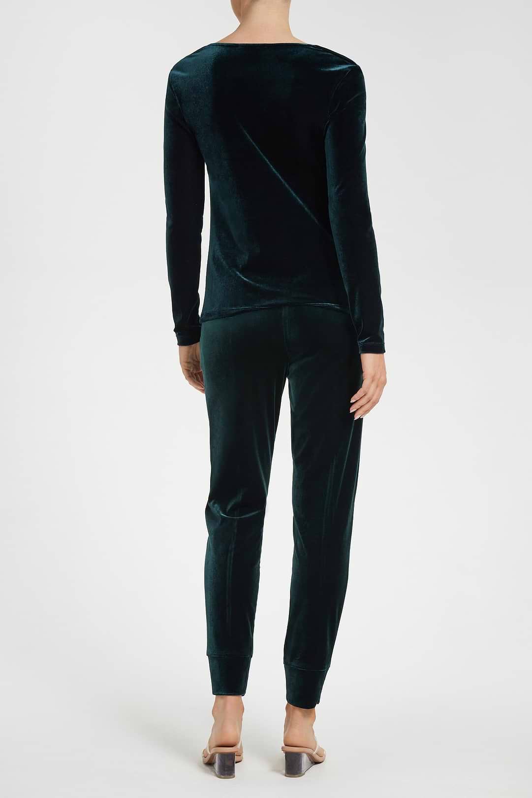 Kori Stretch Velvet Jogger