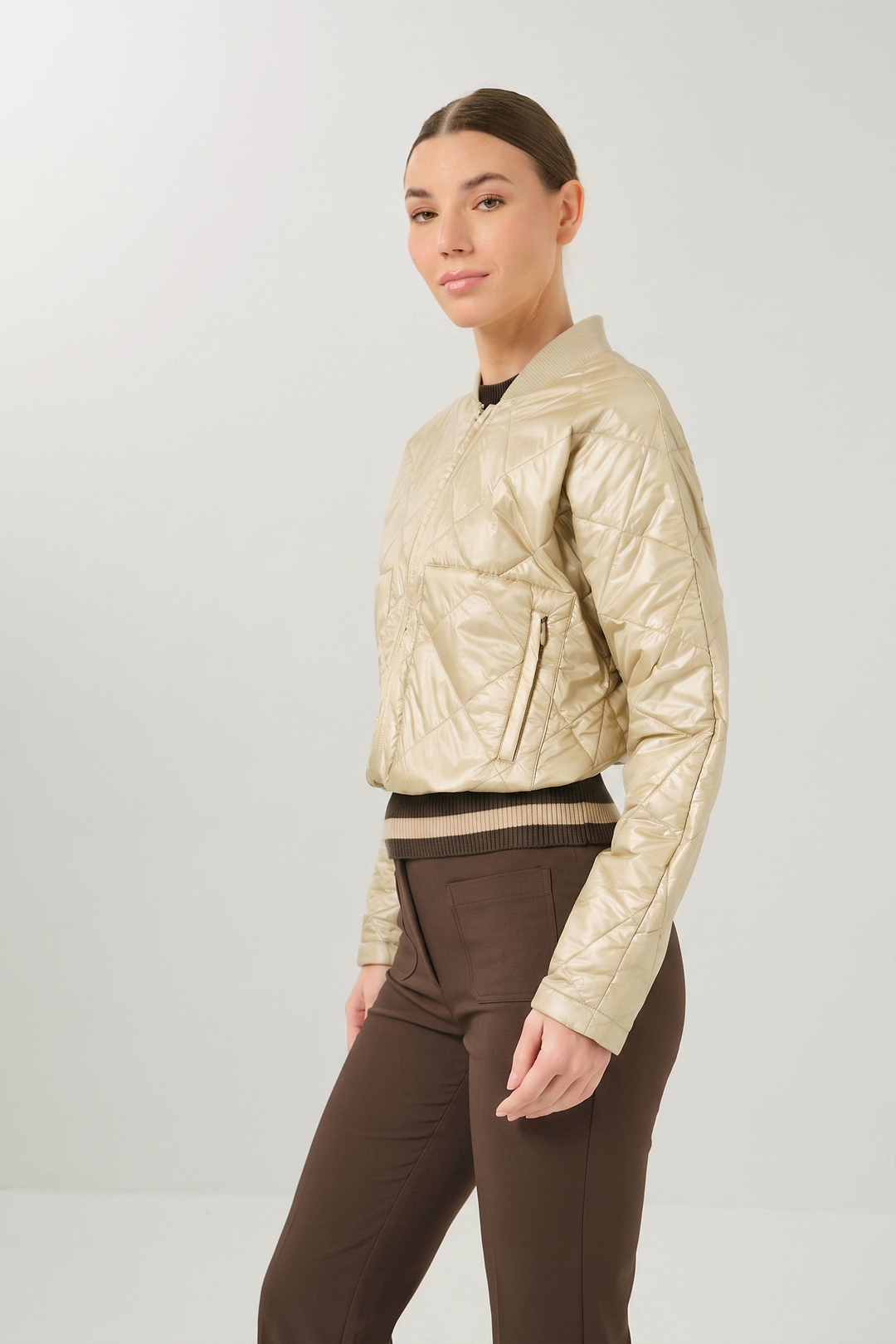 Kyoto Quilted Bomber Jacket