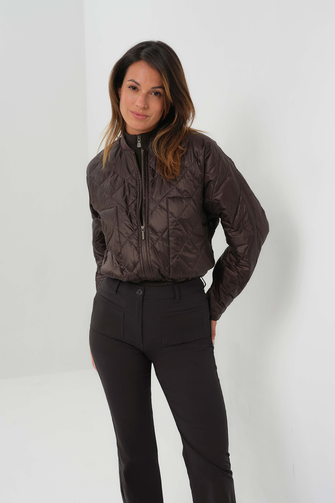 Kyoto Quilted Bomber Jacket