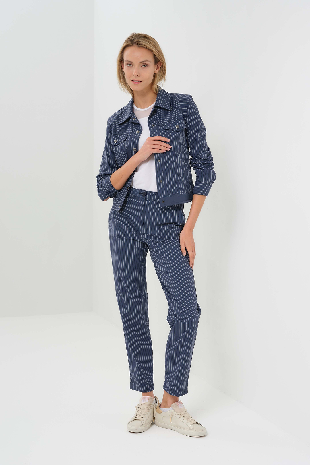 Dynamic Dina Striped Ultralight Tapered Ankle Pant