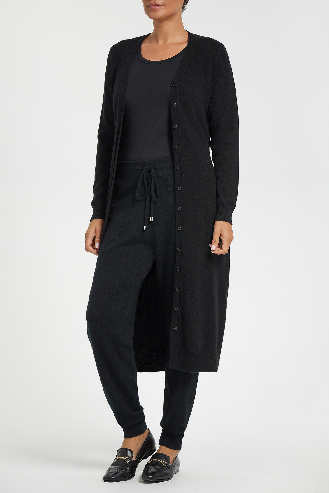 Vestido de suéter de cachemira Avery