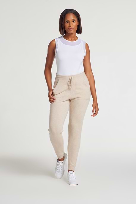 Oatmeal Heather || Londone Cashmere Jogger