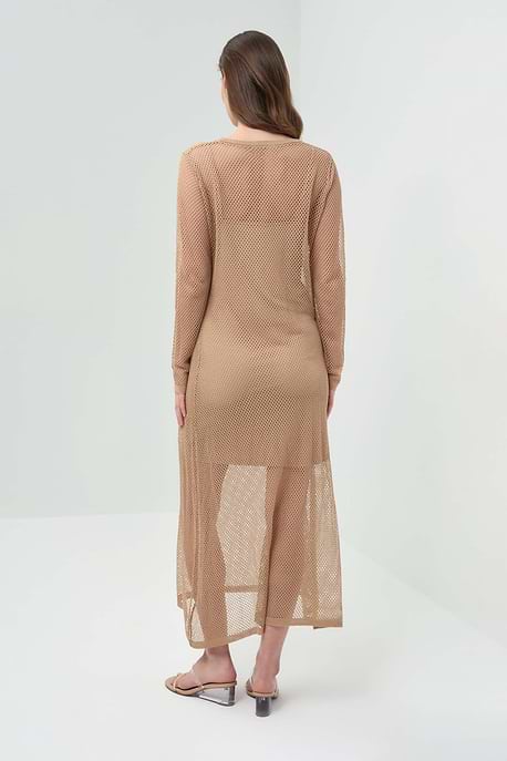 Ava Open Knit Maxi Dress