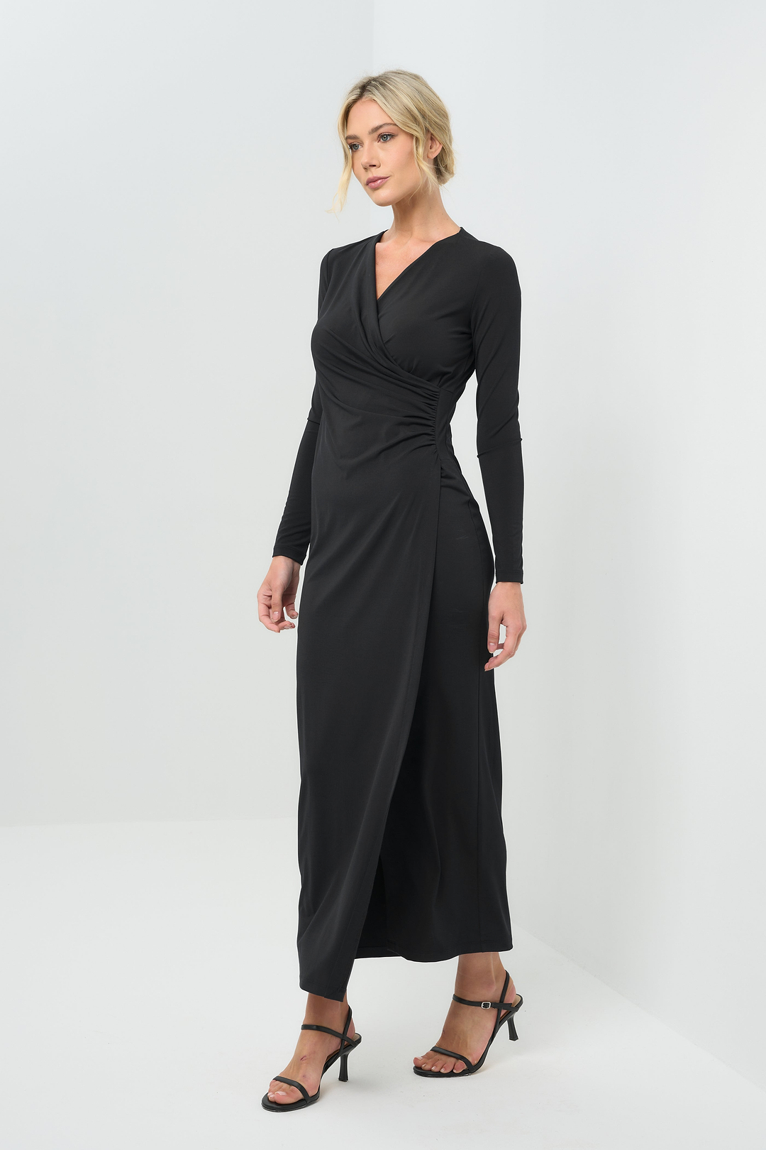 Robe longue portefeuille Janie
